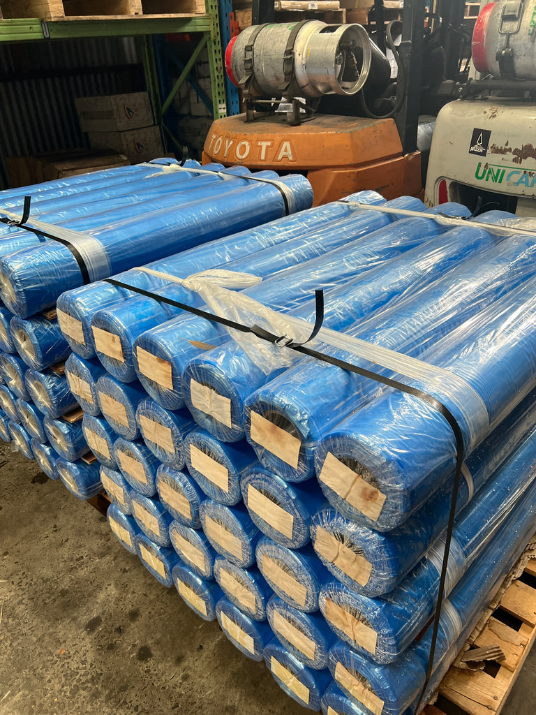 Blue LDPE Pallet Bag 1220mm x 1220mm x 1000mm (70um) - 50 bags per ROLL - L&N GROUP