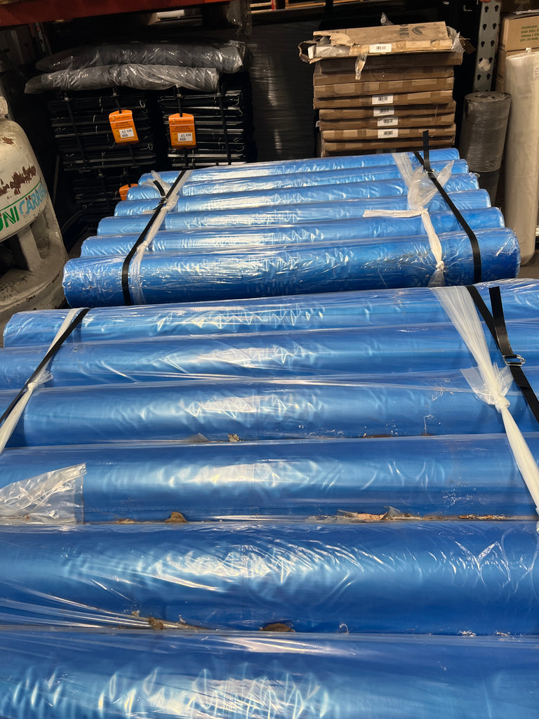 Blue LDPE Pallet Bag 1220mm x 1220mm x 1000mm (70um) - 50 bags per ROLL - L&N GROUP