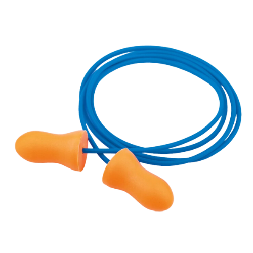 Yellow Ear Plug with Cord (100 pairs per box) - L&N GROUP