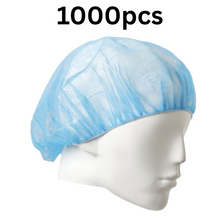 Load image into Gallery viewer, Blue Hair Mask / PP Bouffant Cap – Disposable, Lightweight - 1000pcs