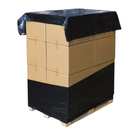BLACK PALLET COVER TOP - 1680mm x 1680mm (250 pcs per roll) - L&N GROUP