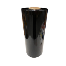 Load image into Gallery viewer, 25µm 500mm x 1350m 1 ROLL Machine Film Black Pallet Wrap Roll