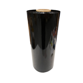 25µm 500mm x 1350m 1 ROLL Machine Film Black Pallet Wrap Roll - L&N GROUP
