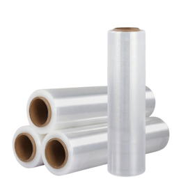 25µm 500mm - 3kg per roll - 4 ROLLS Hand Film Clear Pallet Wrap - L&N GROUP