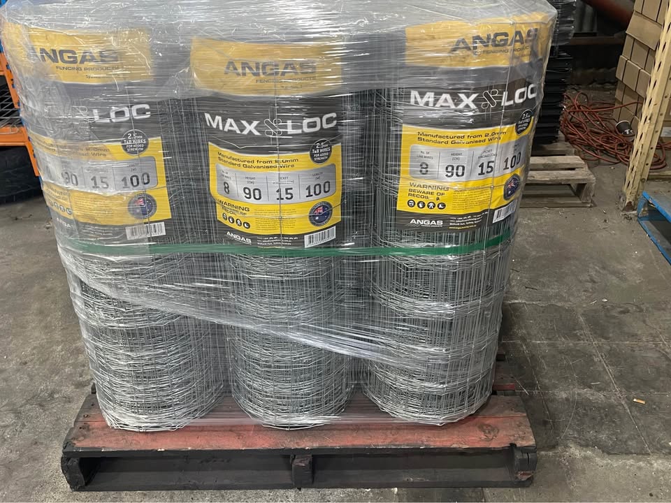 Australian Made Hinge Joint Fencing Wire 115cm 90cm 100m Roll Rural Stock Farm Fence