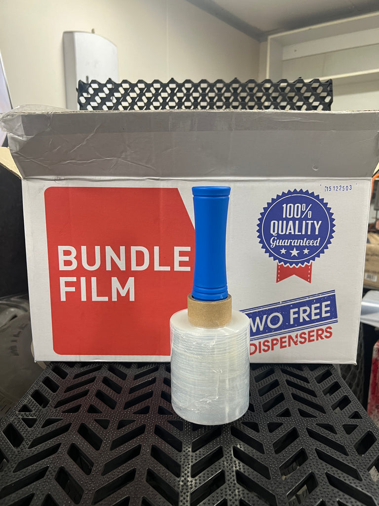 Clear Bundling Film - 20 ROLLS - (100mm x 250m) - 20um | 2 FREE dispensers - L&N GROUP