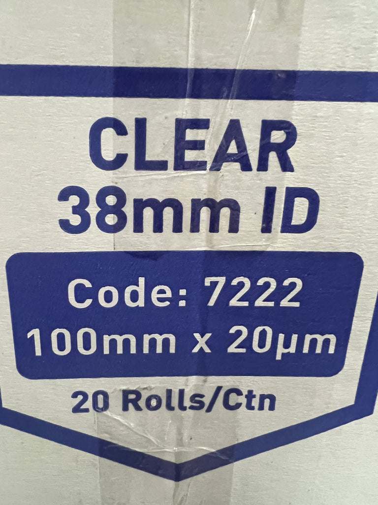 Clear Bundling Film - 20 ROLLS - (100mm x 250m) - 20um | 2 FREE dispensers - L&N GROUP