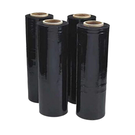Black Pallet Wrap Roll - Hand Film - 4 ROLL - 500mm x 300m (23µm) - L&N GROUP