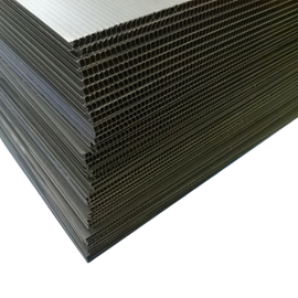 5mm Black/White Corflute Sheets - 10 per Pack - L&N GROUP
