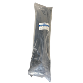 Black Nylon Cable Zip Ties - 7.2mm x 400mm (100 per pack) - L&N GROUP